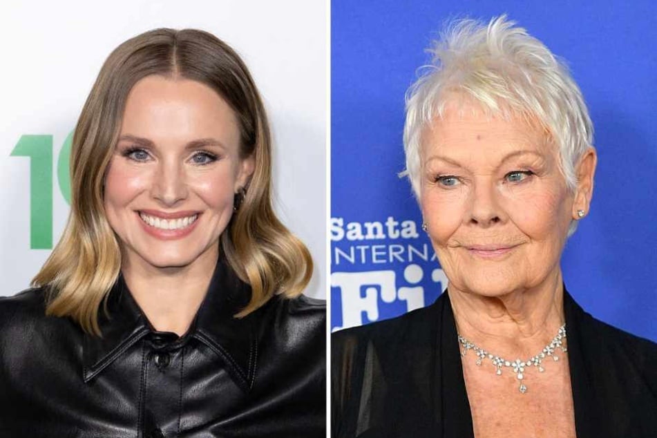 Meta launched AI chatbots voiced by Hollywood celebrities including Judi Dench (r.) and Kristen Bell (l.) on Wednesday, betting its billions of users are eager to embrace artificial intelligence.