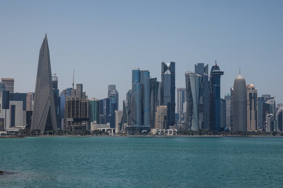 The skyline of Doha, Qatar, is pictured ahead of a visit by President Donald Trump.