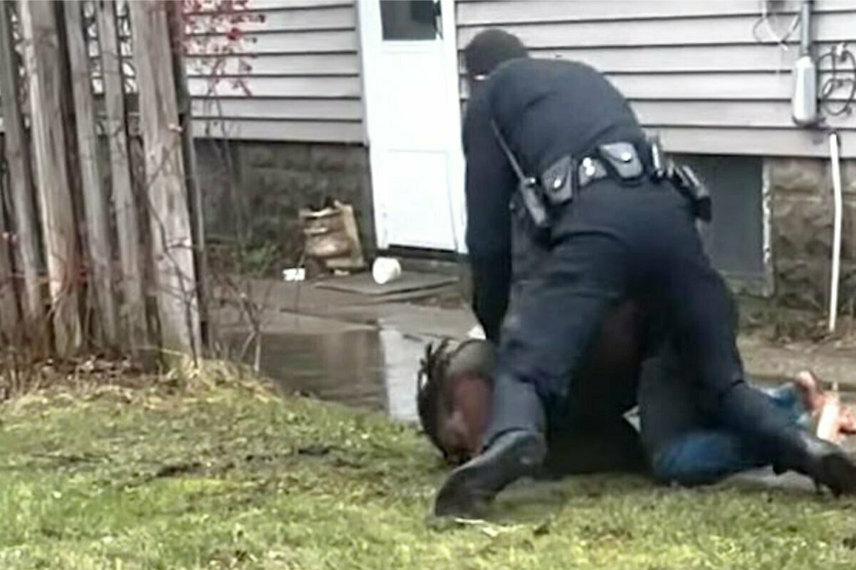 During the scuffle on the ground, the police officer pulled out his gun and shot Patrick Lyoya in the back of the head.