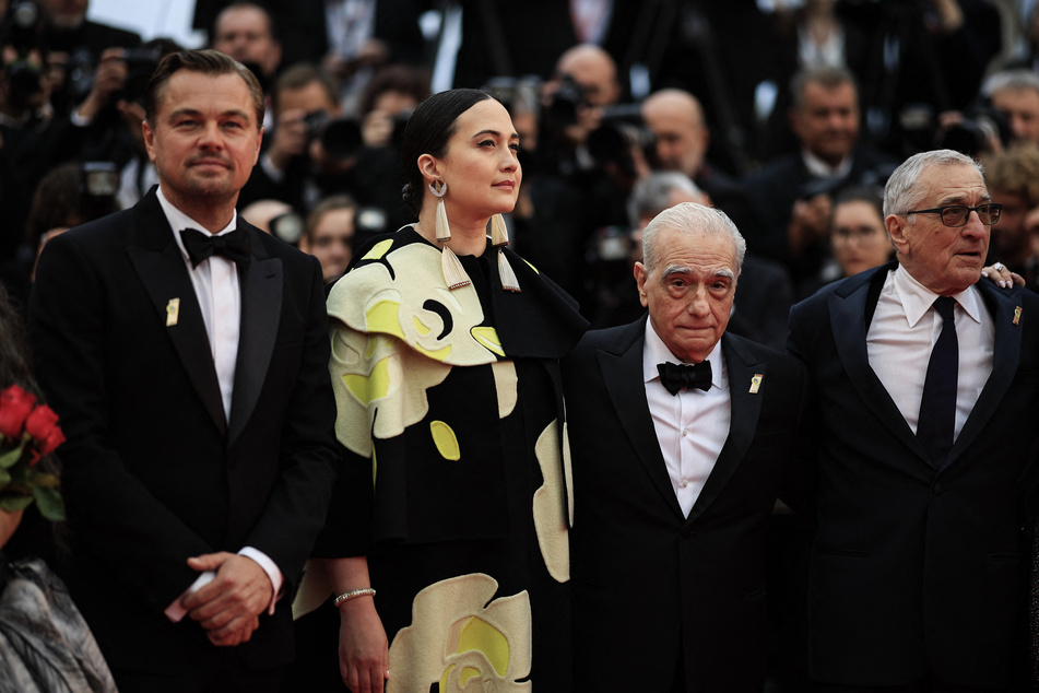 Regisseur Martin Scorsese (80, 2.v.r.) und die Hauptdarsteller von "Killers of the Flower Moon".