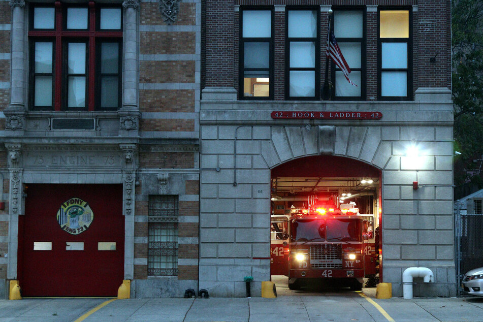 Several FDNY firehouses across the city, including this one in South Bronx, beginning were reportedly unable to respond to emergencies due to staff shortages.