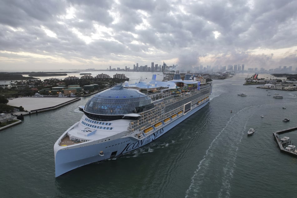 Die "Icon of the Seas" ist das größte Kreuzfahrtschiff der Welt. (Archivfoto)
