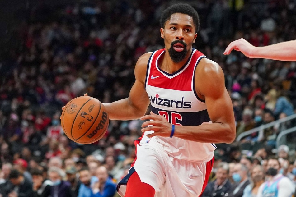 Wizards guard Spencer Dinwiddie scored 20 points in Washington's win on Saturday night.