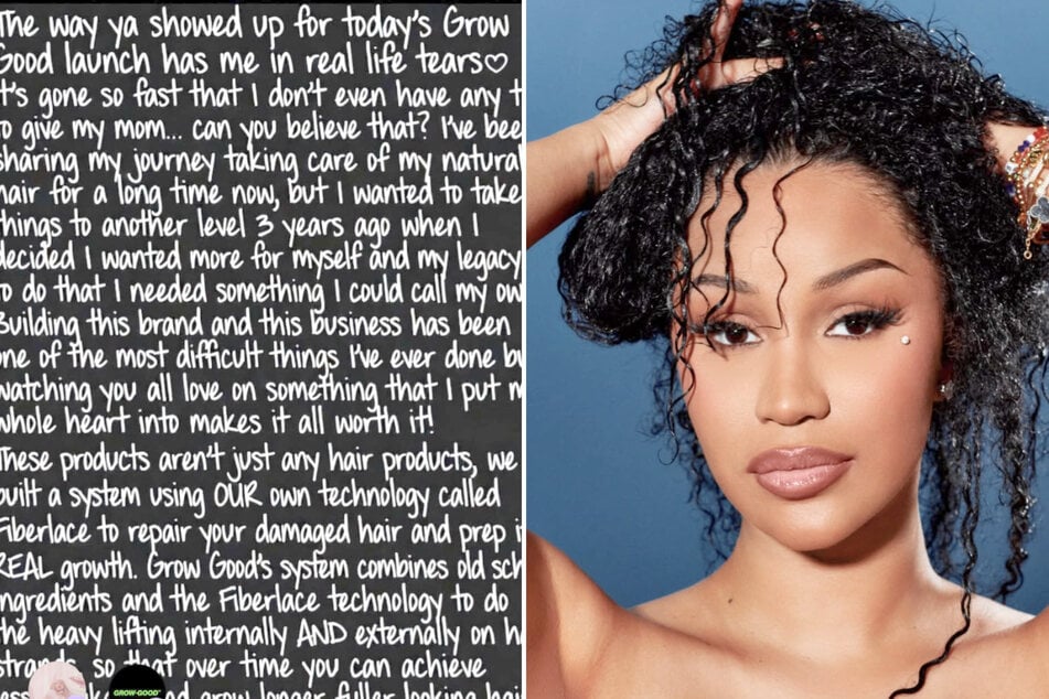 Cardi B cries "real life tears" after astonishingly successful hair product launch