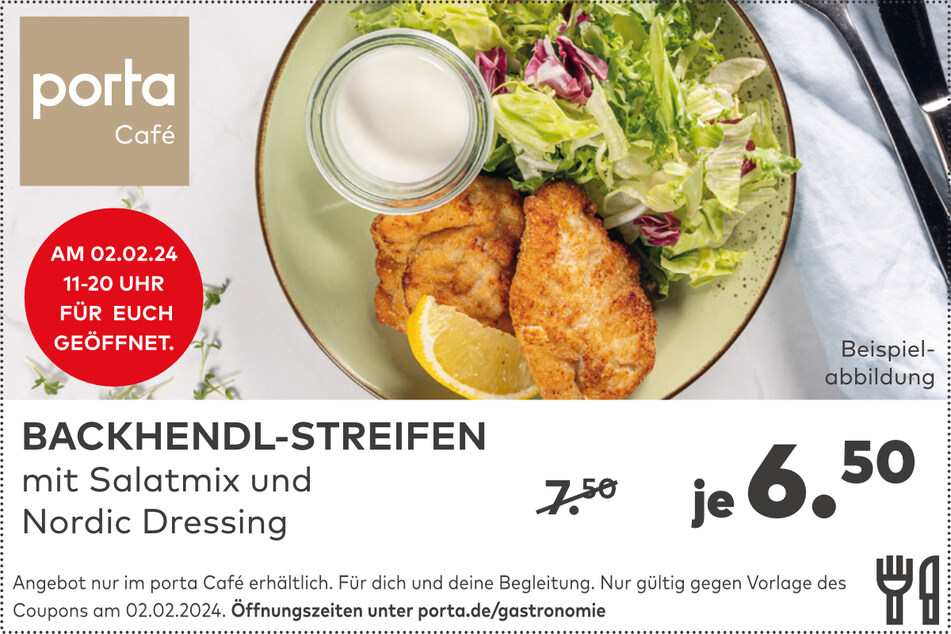 Hier klicken und den Coupon herunterladen.