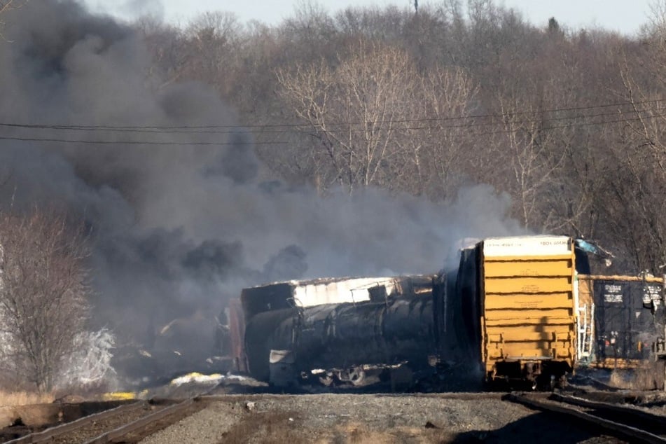 Ohio train derailment sparks mounting health and environmental concerns