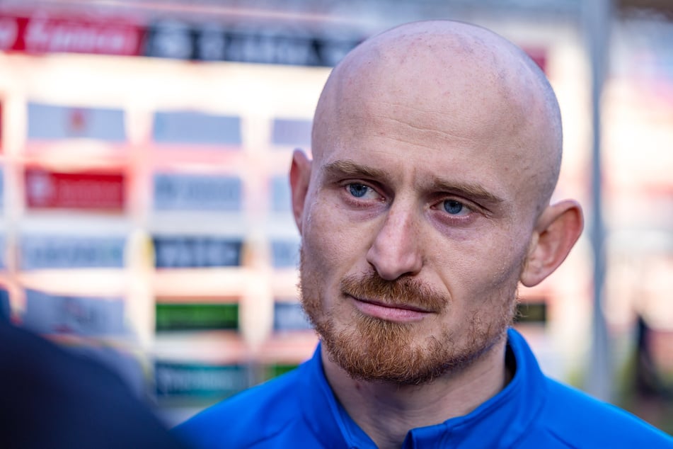 Maxi Krauß hatte sichtlich Spaß an seiner Rückkehr.