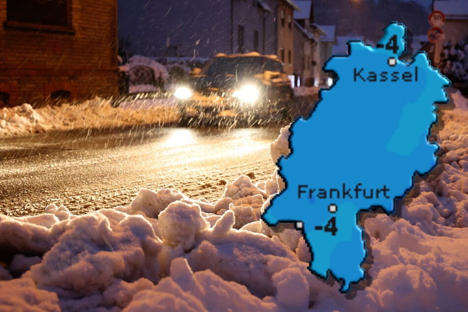 Bis zum Wochenende ist laut dem Deutschen Wetterdienst (DWD) in ganz Hessen immer wieder mit Schneefall zu rechnen.