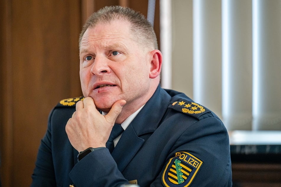 Carsten Kaempf (56), Polizeipräsident der Polizeidirektion Chemnitz.