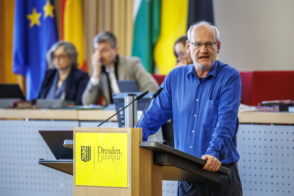 Stadtrat Johannes Lichdi (58, Grüne) von der Dissidenten-Fraktion.