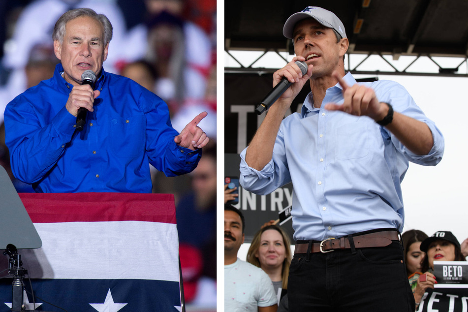 Republican incumbent Greg Abbott (l.) and Democratic challenger Beto O'Rourke will face off in the general election for Texas governor.