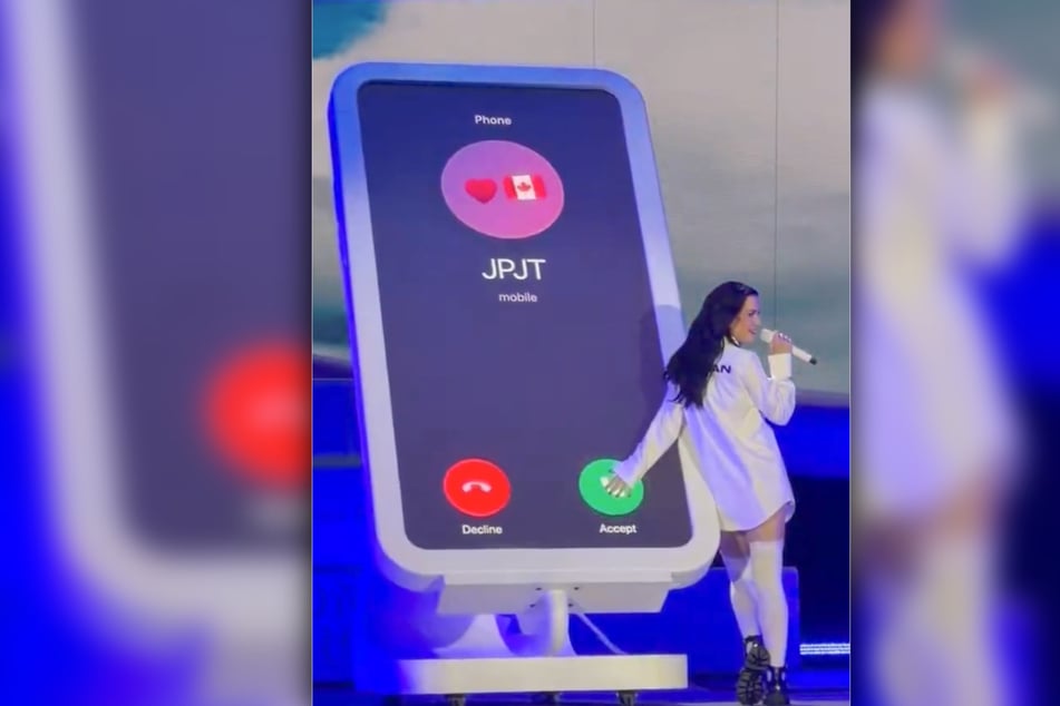 Den Anruf von Justin Trudeau nahm Katy Perry glücklich entgegen.