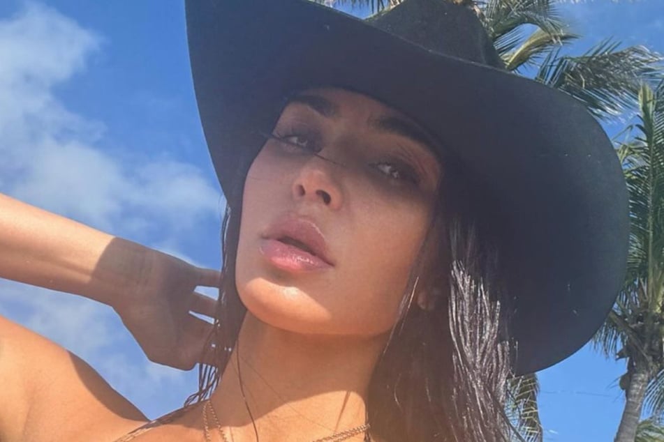 Kim Kardashian's latest footage from her Turks and Caicos trip raised some eyebrows.