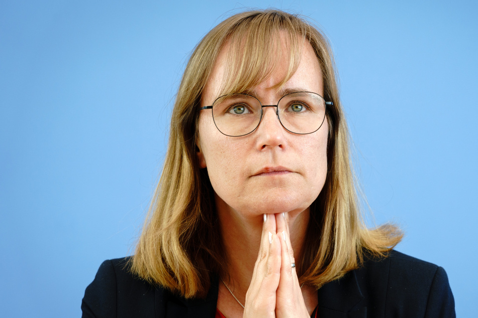 Eva von Angern (45) wurde als alleinige Vorsitzende der Linke bestätigt worden.