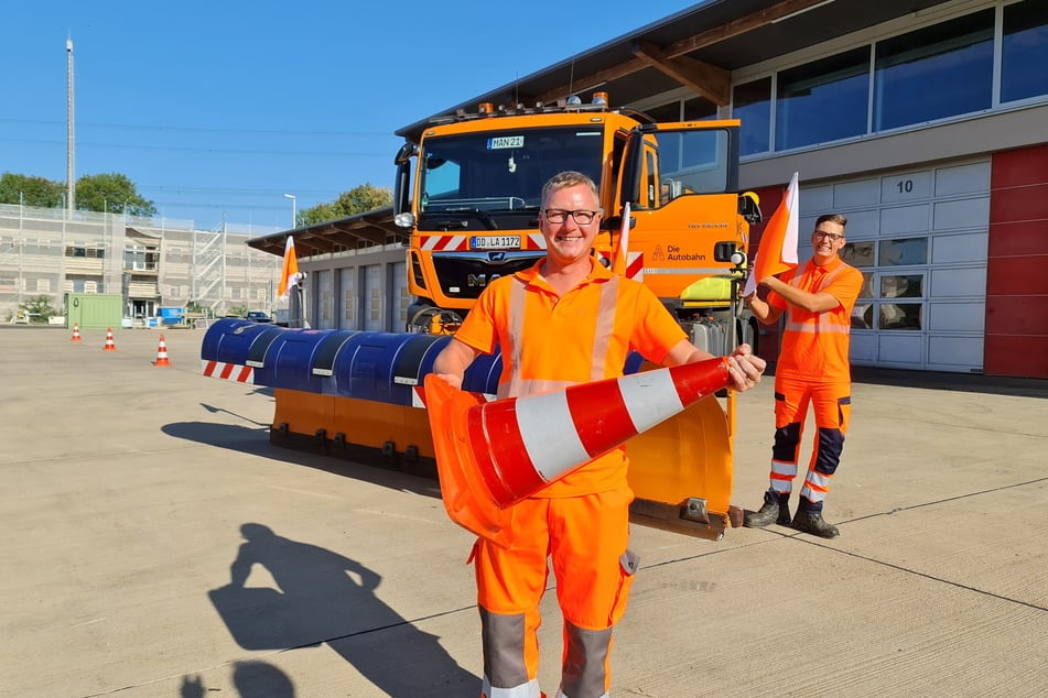 Beim Tag der Autobahn können Besucher in der Autobahnmeisterei Döbeln große Fahrzeuge und die Arbeit der Autobahn-Profis aus nächster Nähe kennenlernen.