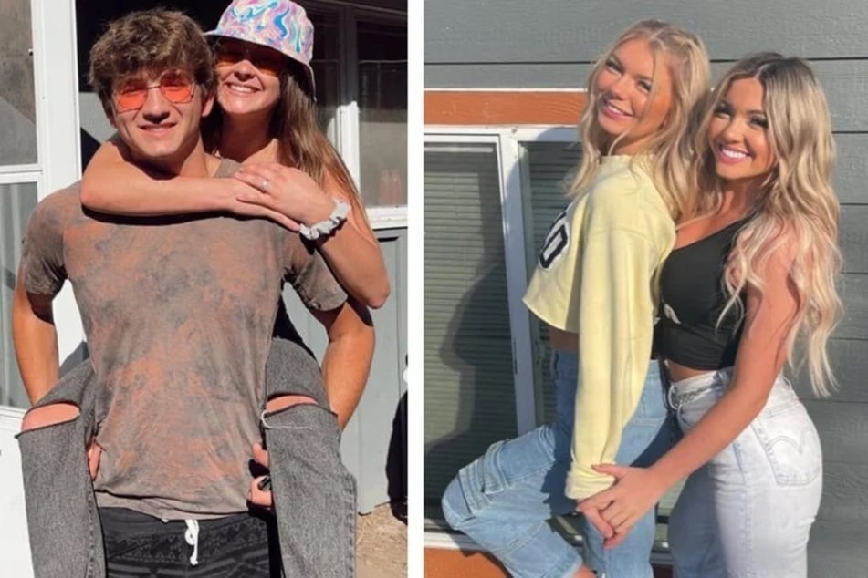 Die vier Mordopfer aus Idaho: Kaylee Goncalves (†21, r.) und Madison Mogen (†21, 2.v.r.), Xana Kernodle (†20) und Ethan Chapin (†20, l.).