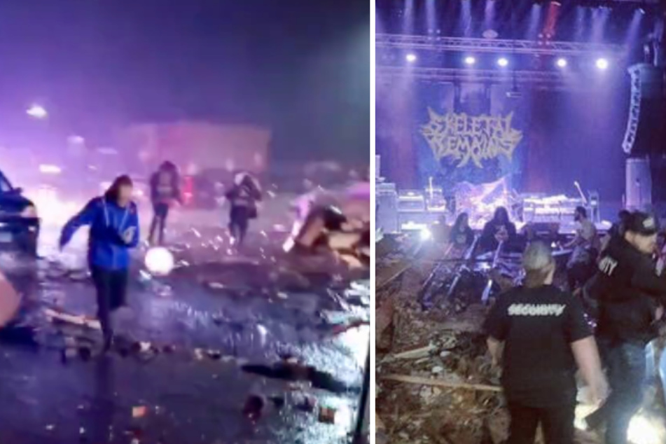 Tragödie bei Heavy-Metall-Konzert: Sturm zerstört Dach - Besucher von Trümmern erschlagen