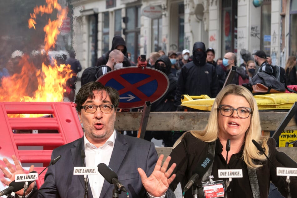 Leipzig: Linke Spitzenpolitiker verurteilen Ausschreitungen bei "Wir sind alle LinX"-Demo