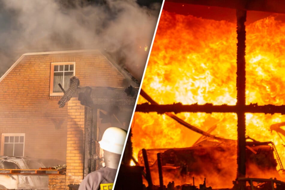 Großbrand im Norden! Feuerwehr im Einsatz, Warnung an die Bevölkerung