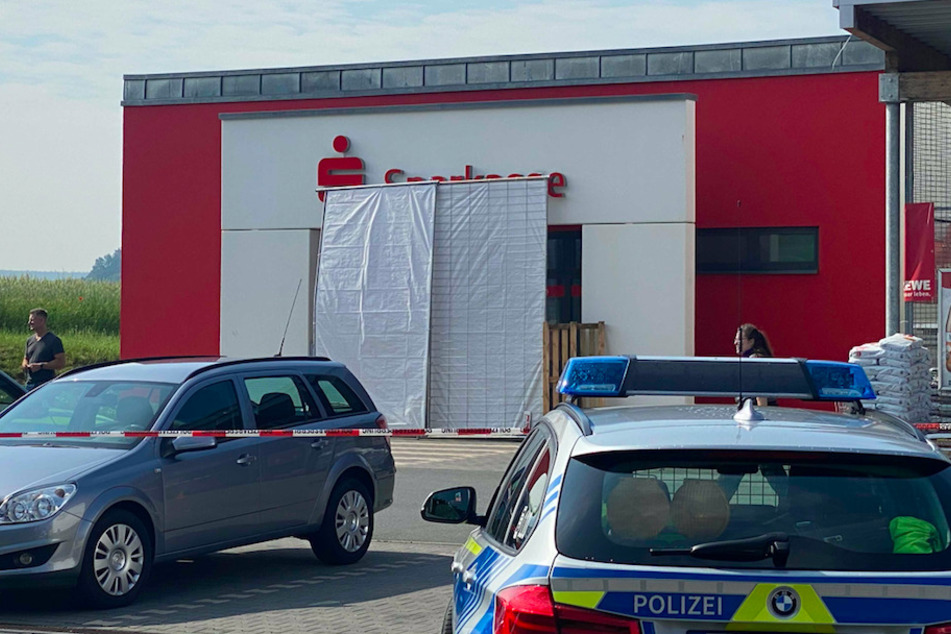Auch in der Sparkasse in Mistalgau kam es zu einem Überfall auf einen Geldautomaten.