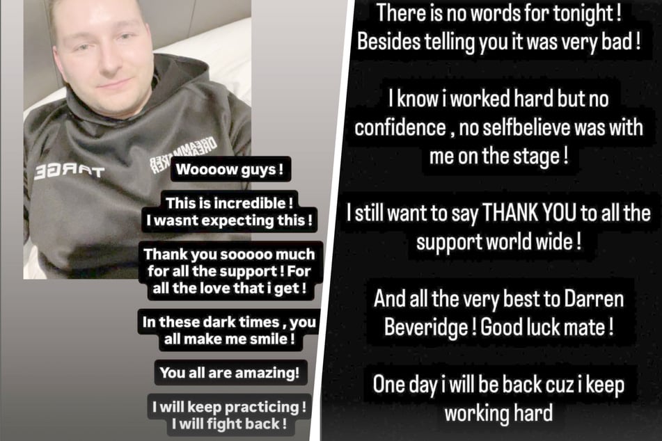 Nach seinem kurzweiligen Auftritt im "Ally Pally" zeigte Dimitri Van den Bergh (31) wahre Klasse. Er bedankte sich über Instagram bei all seinen Fans, die ihn mit netten Nachrichten aufbauen möchten und wünscht seinem Kontrahenten Darren Beveridge viel Glück für die kommenden Spiele.