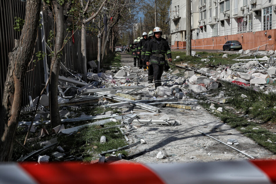 In Odessa wurden schon mehrere Gebäude getroffen.