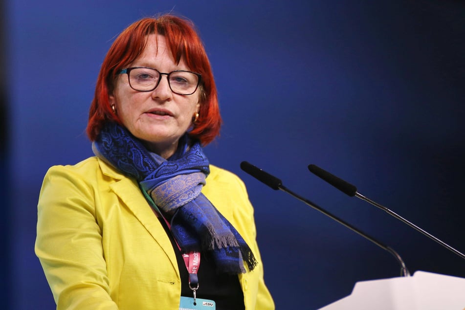 Die Dippser OB Kerstin Körner (54, CDU) beim Bundesparteitag der CDU.