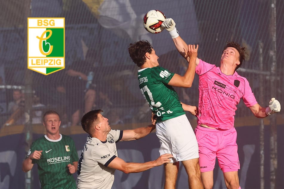 BSG Chemie Leipzig enttäuscht, torlos und wütend über diese Szene