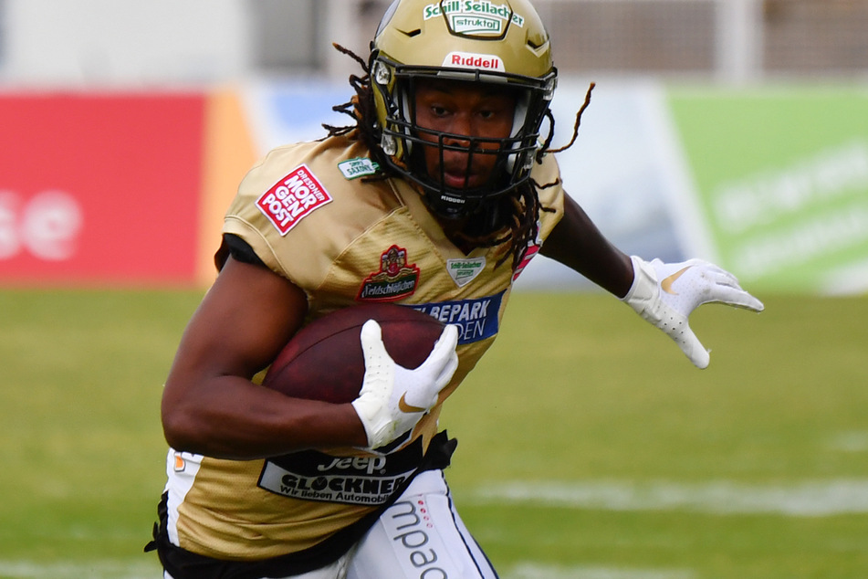 Zwei Touchdowns - Widereceiver Darrell Stewart war erneut kaum zu stoppen.