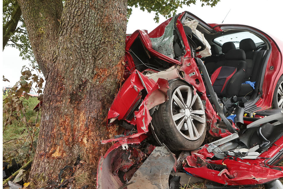 Seat rast frontal gegen Baum: 25-Jähriger stirbt am Unfallort!
