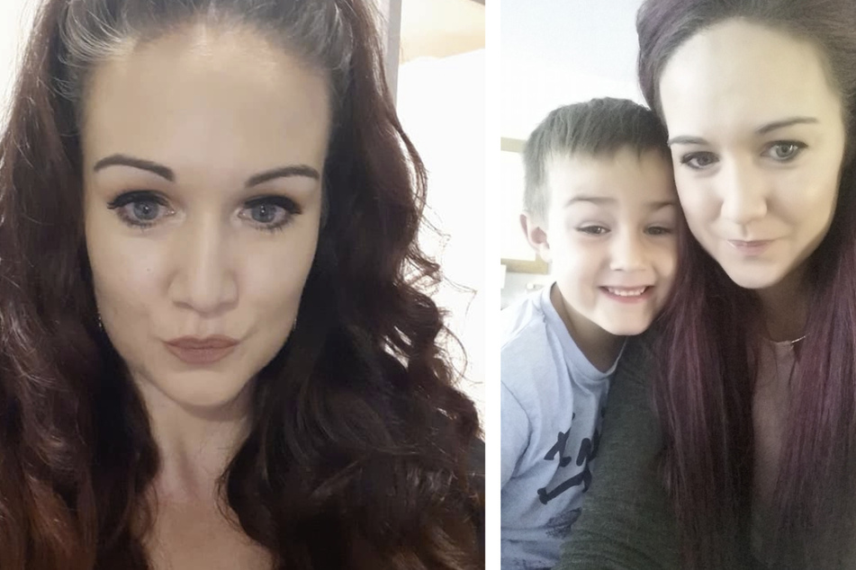 Victoria (34) und ihr Sohn, der alles mitansehen musste.