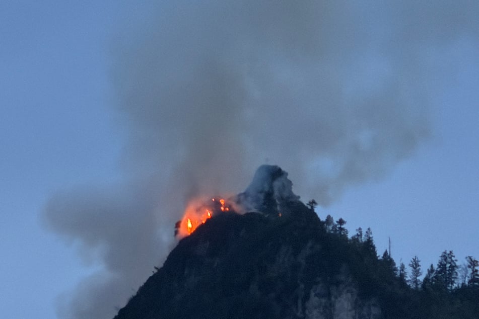 Vergangene Woche breitete sich das Feuer immer weiter aus.