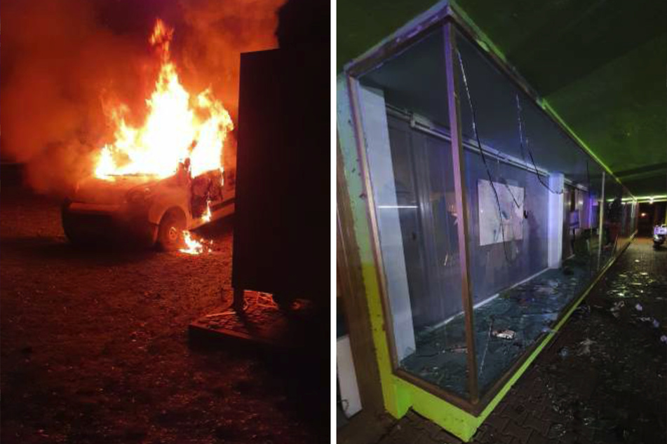 In der Nacht von Montag auf Dienstag zerstörten die Jugendlichen erst die Fenster des Handwerksbetriebes und steckten anschließend einen Transporter in Brand.