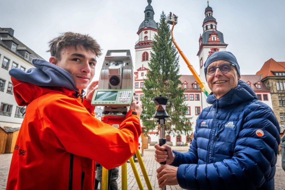 Im vergangenen Jahr gewann die Chemnitzer Fichte den Weihnachtsbaum-Contest.