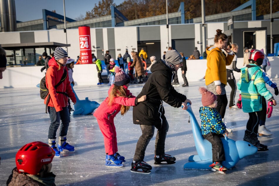 Auch im Eissportzentrum Chemnitz wird Fasching gefeiert. (Archivbild)