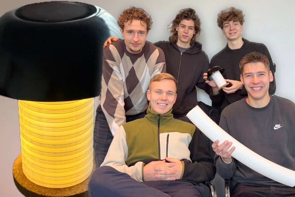 Dresden: Von Lüftungsrohr zur Lampe: Fünf Studenten aus Dresden begeistern das Netz