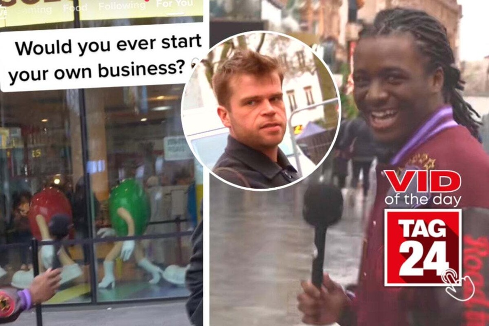 Today's Viral Video of the Day shows a hilarious interview on the streets of London.