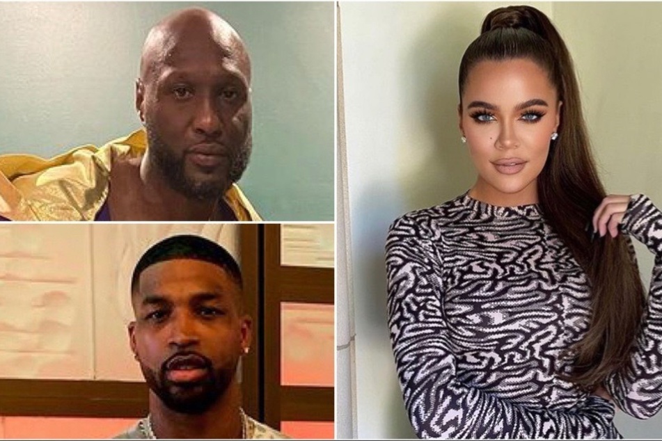After Tristan Thompson (bottom l.) dissed Lamar Odom (top l.) on Khloe Kardashian's (r.) Instagram it's rumored the former athlete wants his ex-wife back.