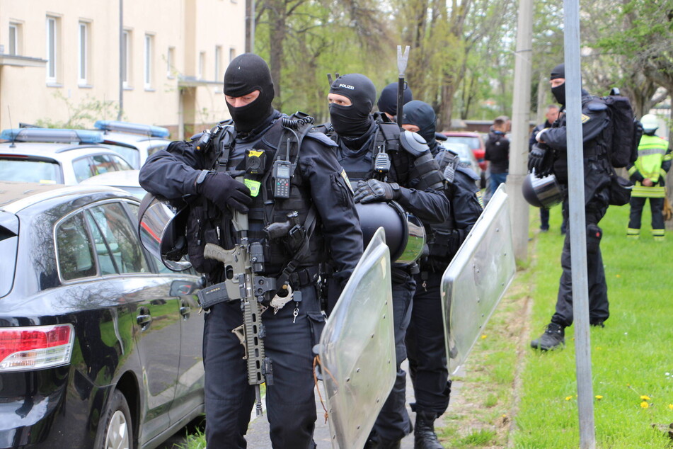 Für den Einsatz wurden Spezialkräfte der Polizei angefordert.