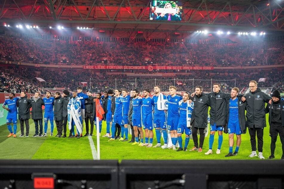 Die Magdeburger Spieler waren erschüttert, als sie beim Spiel gegen Fortuna Düsseldorf am 20. Dezember vom Anschlag erfuhren.