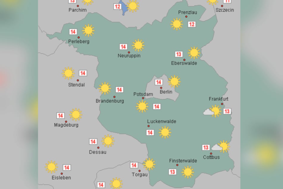 Der Mittwoch zeigt sich in Berlin und Brandenburg von seiner sonnigen Seite.