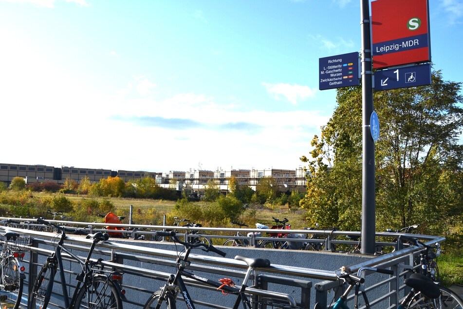 An dieser S-Bahn-Haltstelle in Leipzig schnappten die Diebe zu.