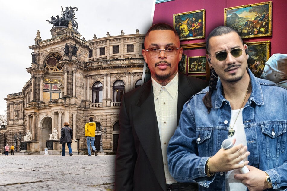 Dresden: Deutscher Rap trifft Sächsische Kunst: Apache 207 und Luciano drehen Musikvideo in Dresden