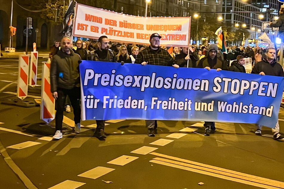Am gestrigen Montag zählte das Innenministerium Sachsen-Anhalt rund 2500 Demonstrierende gegen die Energiepolitik und den Ukraine-Krieg. (Archivbild)