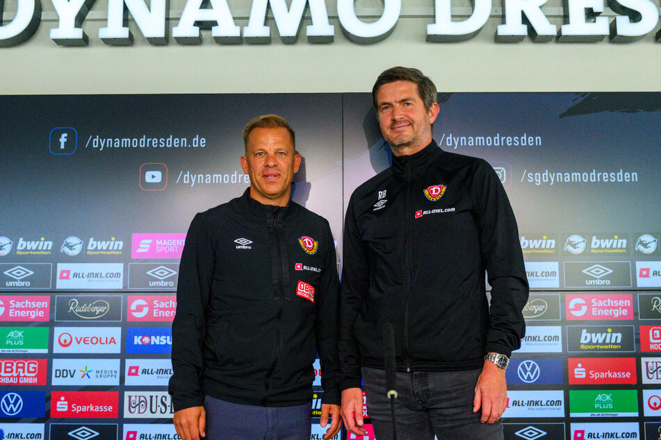 SGD-Sportgeschäftsführer Ralf Becker (52) holte Markus Anfang (48) nach Dresden.