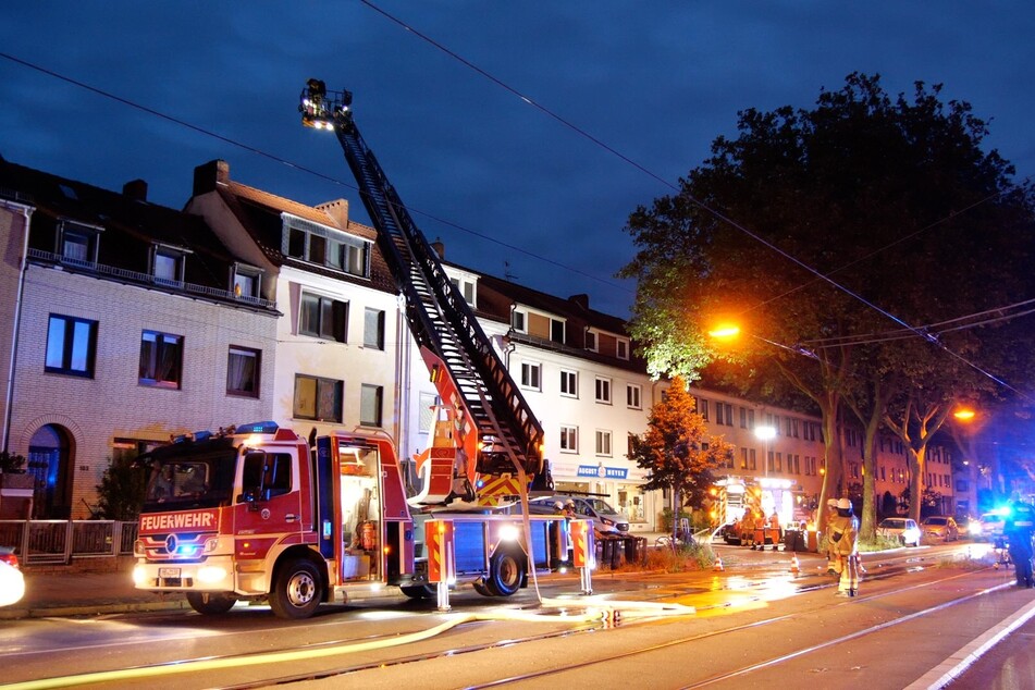 Der zweite Feuerwehreinsatz in einer Nacht. Zum Glück wurde dabei niemand verletzt.