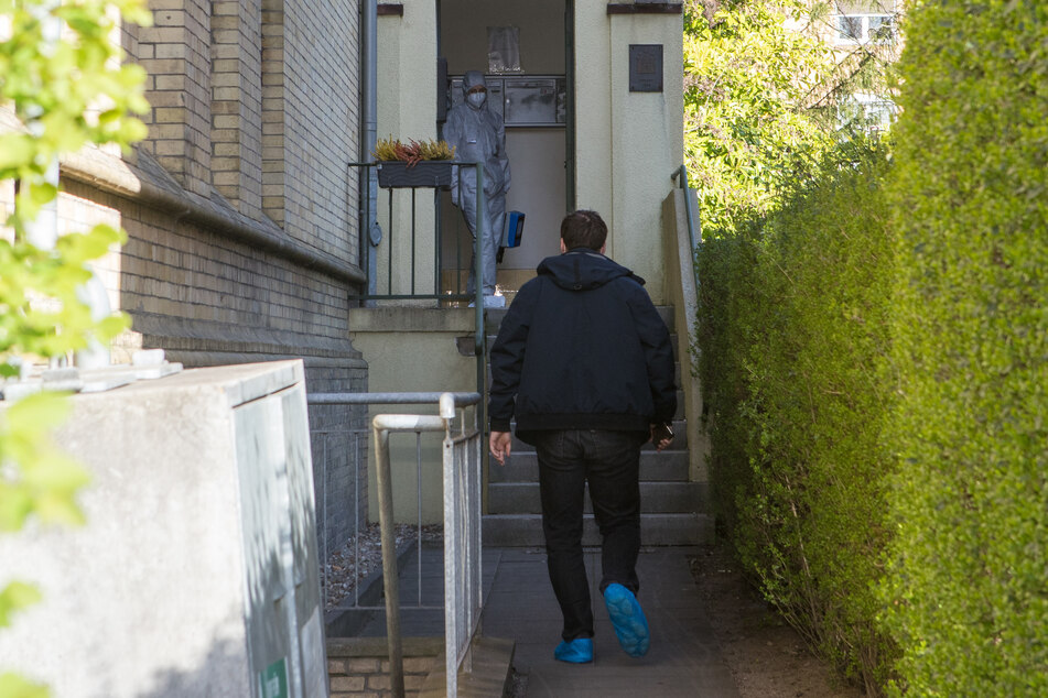 Ermittler im Einsatz.