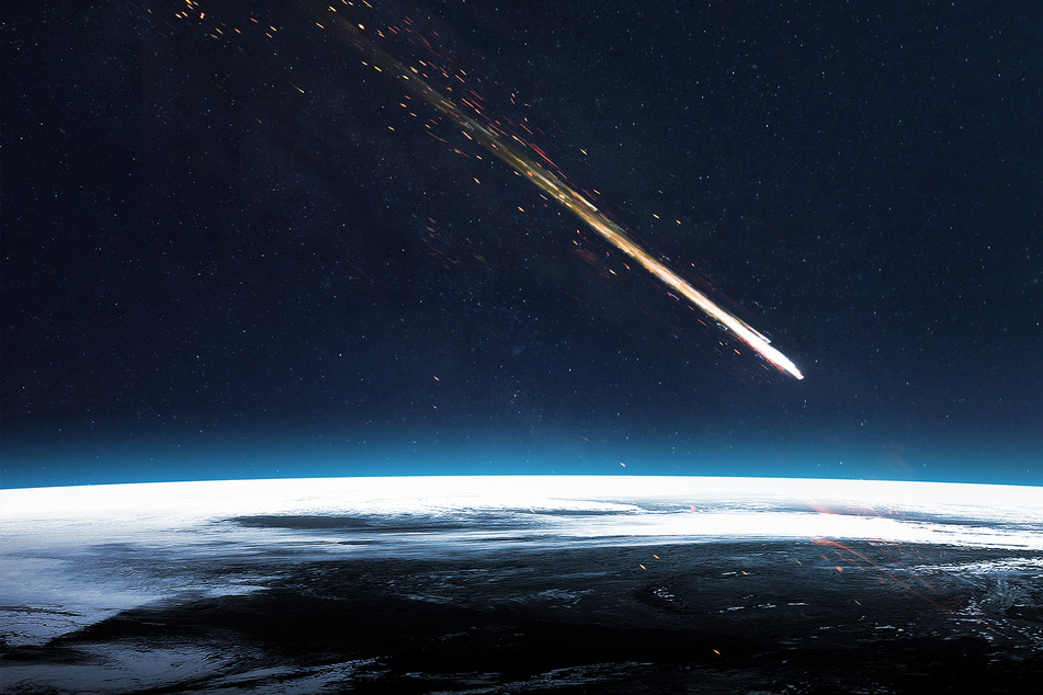Ein Meteorit ist auf der Erde eingeschlagen (Symbolbild).