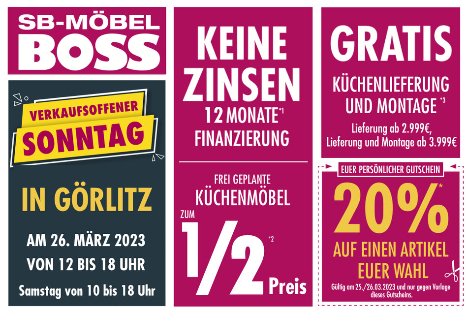 Gemütliche Sessel sind bei Möbel Boss für wenige Tage super günstig