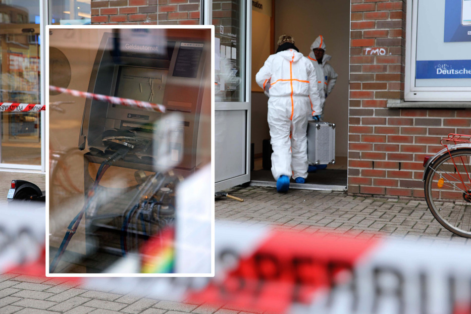Geldautomaten gesprengt: Täter weiterhin auf der Flucht